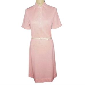 Vintage Soft Pink Belted Dress